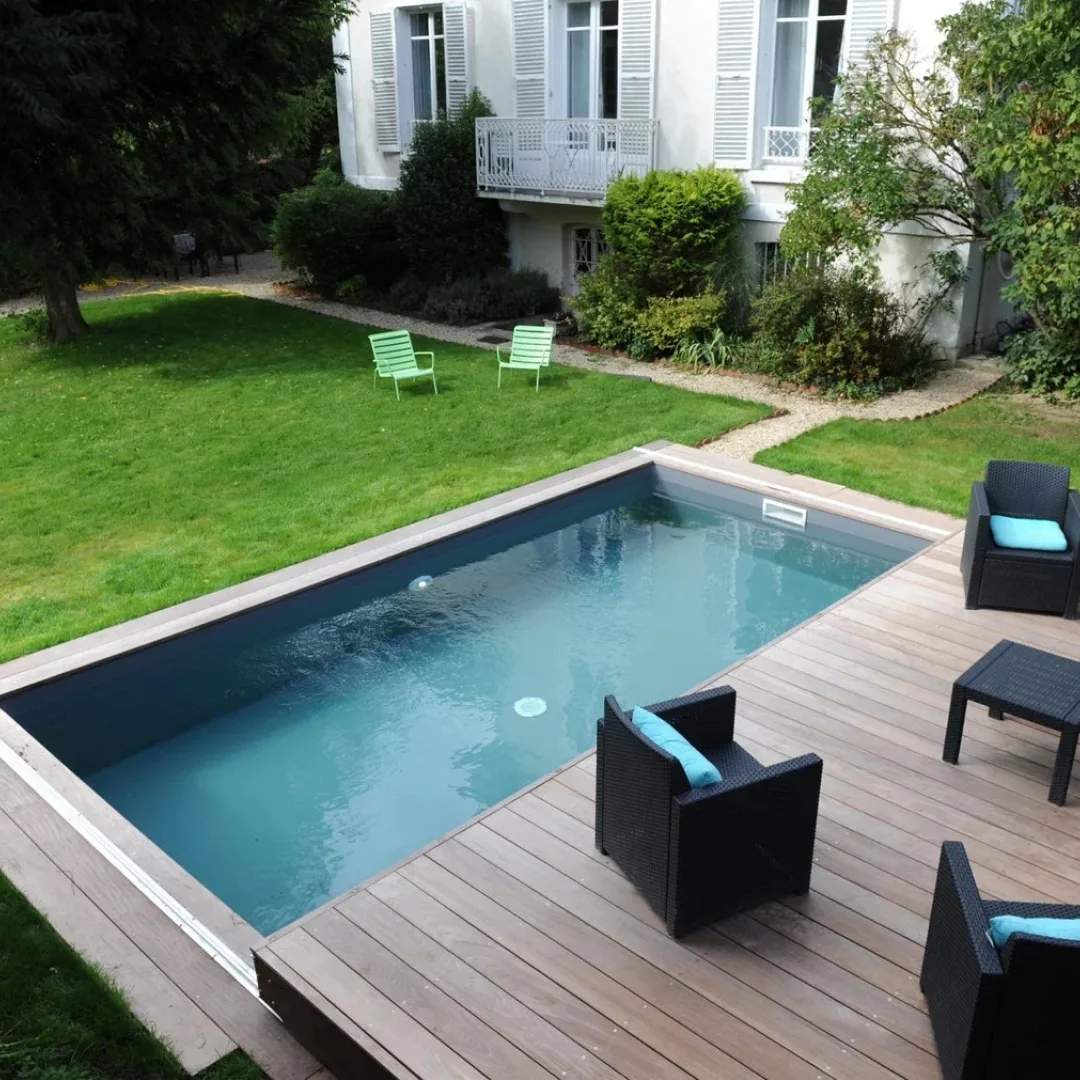 Раздвижная терраса для бассейна в Томске