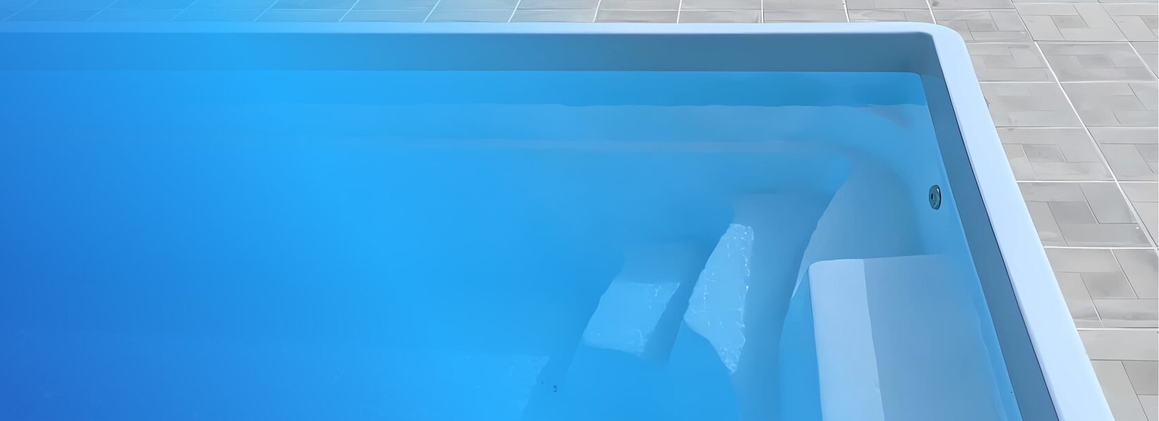 Бордюрный камень для бассейна — установка в Томске