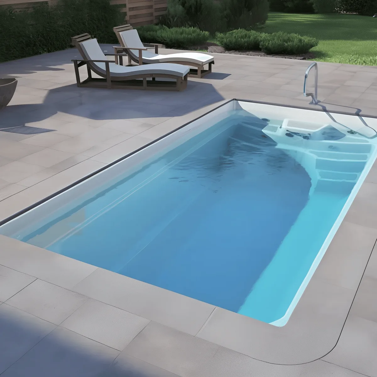 Композитный бассейн Laguna 5 — вид сверху в Томске