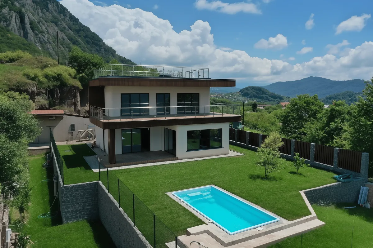 Композитный бассейн Laguna 6 — визуализация в Томске