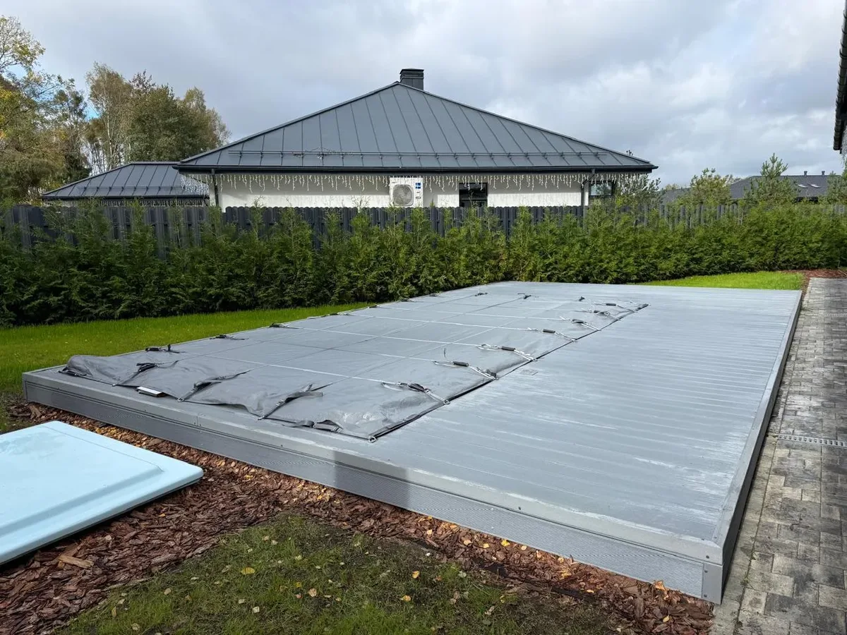 Покрывало Laguna Cover Mesh — установка в Томске