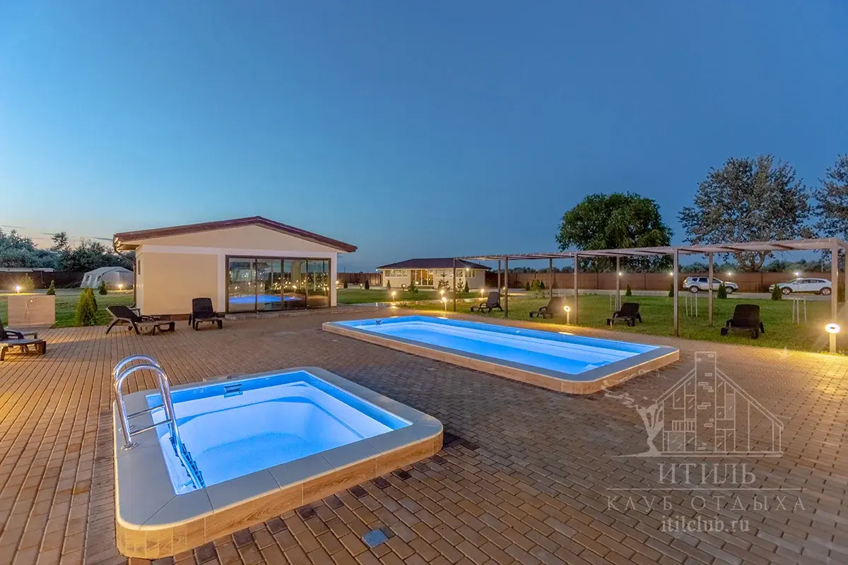 Композитная купель Laguna 3 — установка в Томске